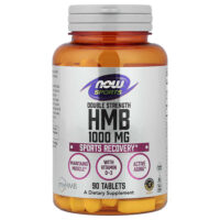 Sports, HMB с витамином D3, 90 таблеток (1000 мг в 1 таблетке) — NOW Foods