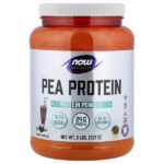 Sports, гороховый белок, со вкусом сливочного шоколада, 907 г (2 фунта) — NOW Foods
