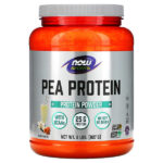Sports, гороховый протеин, ванильный ирис, 907 г (2 фунта) — NOW Foods