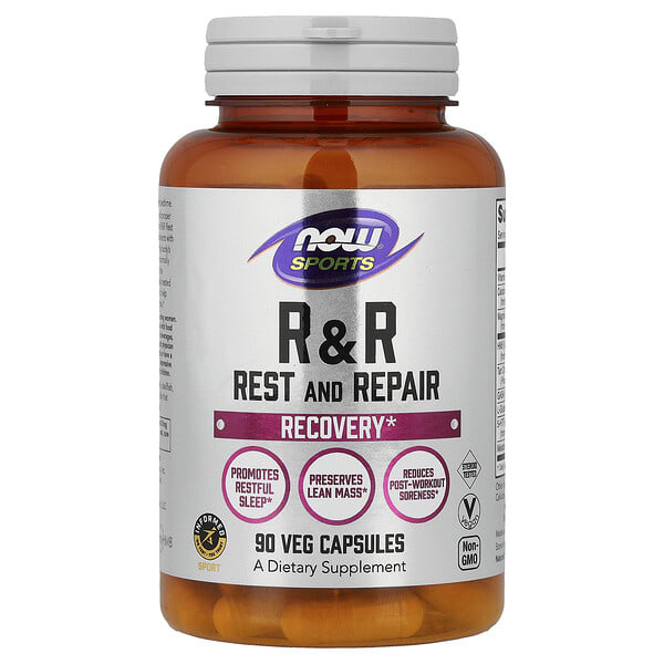 now02225_v_34.jpg Rest & Repair, 90 растительных капсул — NOW Foods