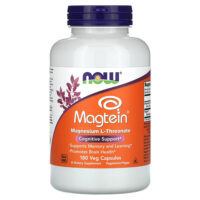 Magtein®, L-треонат магния, 180 вегетарианских капсул — NOW Foods