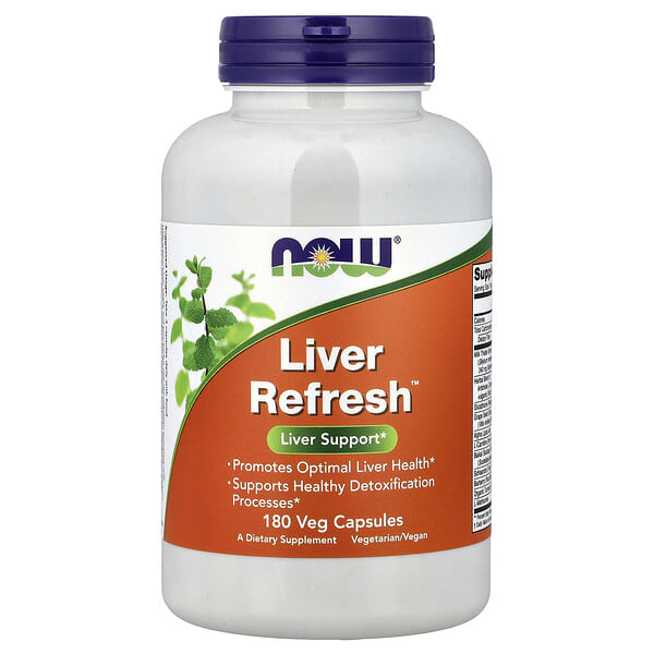 now02449_v_69.jpg Liver Refresh™, 180 растительных капсул — NOW Foods