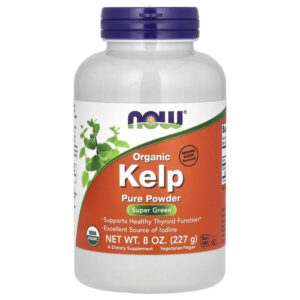 чистый порошок из органических водорослей, 227 г (8 унций) — NOW Foods