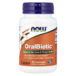 OralBiotic®, 60 пастилок — NOW Foods
