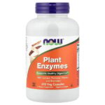 растительные ферменты, 240 вегетарианских капсул — NOW Foods