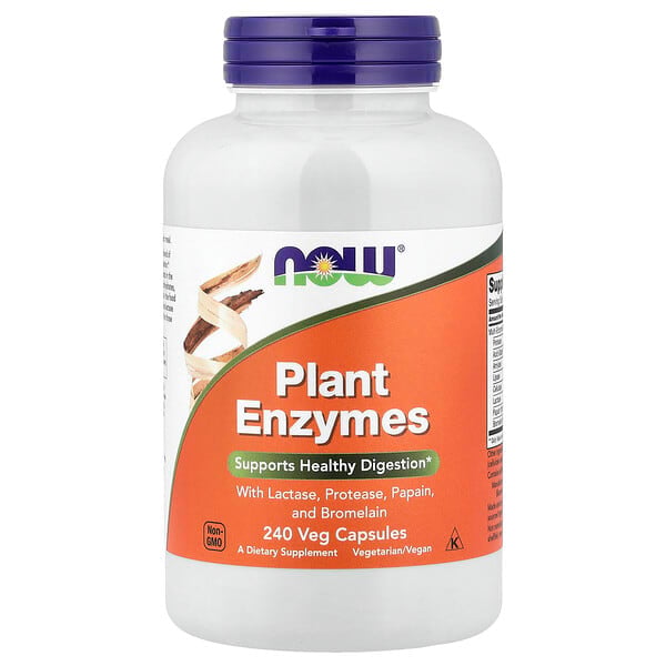 now02967_v_59.jpg растительные ферменты, 240 вегетарианских капсул — NOW Foods