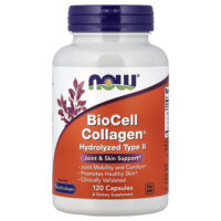 BioCell Collagen®, гидролизованный коллаген II типа, 120 капсул — NOW Foods