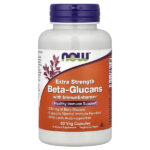 бета-глюканы с ImmunEnhancer™, 60 вегетарианских капсул — NOW Foods