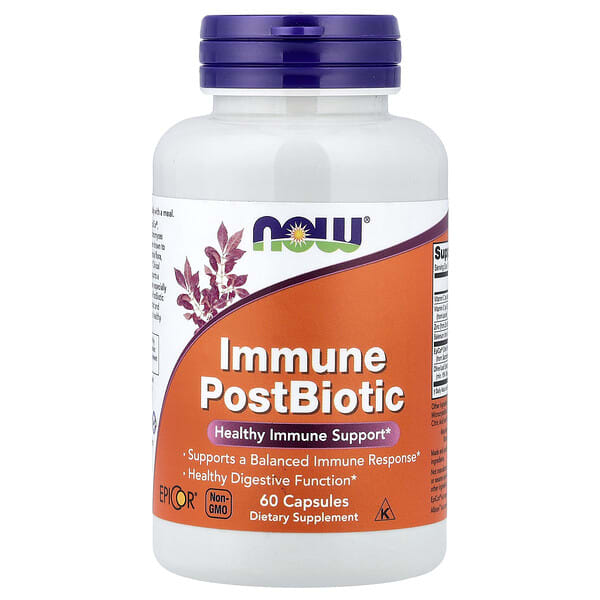 now03037_v_57.jpg Immune PostBiotic, 60 капсул — NOW Foods