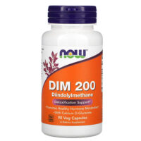 DIM 200 (дииндолилметан), 90 растительных капсул — NOW Foods