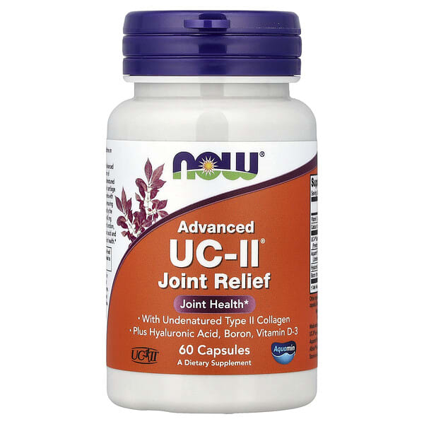 now03137_v_35.jpg Advanced UC-II®, добавка для здоровья суставов, 60 капсул — NOW Foods