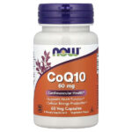 CoQ10, 60 мг, 60 растительных капсул — NOW Foods