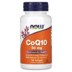 коэнзим Q10 с селеном и витамином E, 100 капсул — NOW Foods
