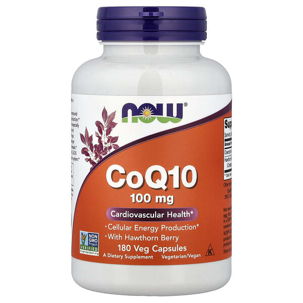 now03213_v_58.jpg коэнзим Q10 с боярышником, 180 растительных капсул — NOW Foods