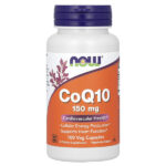 CoQ10, 150 мг, 100 растительных капсул — NOW Foods