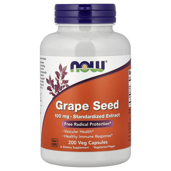 now03249_v_61.jpg виноградные косточки, 200 растительных капсул — NOW Foods