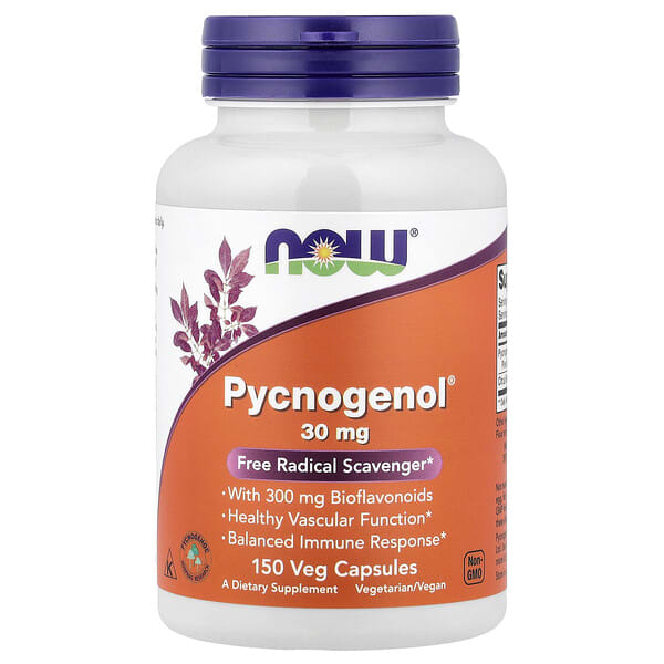 now03266_v_54.jpg Pycnogenol® с биофлавоноидами, 150 растительных капсул — NOW Foods