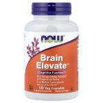 Brain Elevate™, добавка для поддержки работы мозга, 120 растительных капсул — NOW Foods