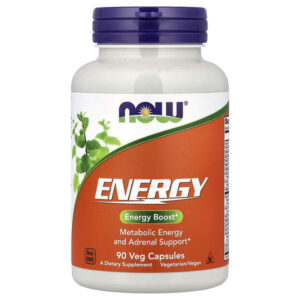 Energy, 90 растительных капсул — NOW Foods