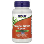 Super Cortisol Support, препарат для поддержания уровня кортизола, 90 растительных капсул — NOW Foods
