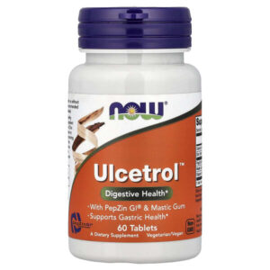 Ulcetrol™, добавка для здорового пищеварения, 60 таблеток — NOW Foods