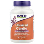 Clinical Cardio, Поддержка сердечно-сосудистой системы, 90 растительных капсул — NOW Foods
