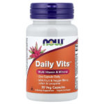 Daily Vits™, 30 растительных капсул — NOW Foods