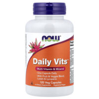 Daily Vits™, мультивитамины и минералы, 120 растительных капсул — NOW Foods