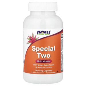 Special Two, мультивитамины, 240 растительных капсул — NOW Foods