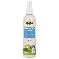 Pets, спрей от блох и клещей для собак, 237 мл (8 жидк. унций) — NOW Foods
