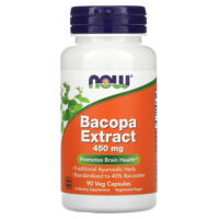экстракт бакопы, 450 мг, 90 вегетарианских капсул — NOW Foods