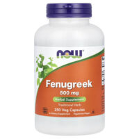 пажитник, 500 мг, 250 вегетарианских капсул — NOW Foods