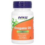 масло орегано, 90 капсул — NOW Foods