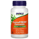 CurcuFresh куркумин, 500 мг, 60 растительных капсул — NOW Foods