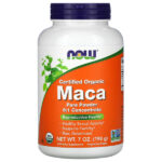 сертифицированный органический чистый порошок из маки, 198 г (7 унций) — NOW Foods