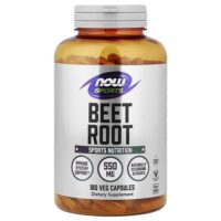 Sports, свёкла, 180 вегетарианских капсул (0,55 г в 1 капсуле) — NOW Foods