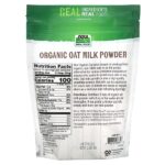 Real Food, органическое сухое овсяное молоко, 340 г (12 унций) — NOW Foods — изображение 2