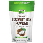 Real Food, органическое сухое кокосовое молоко, 340 г (12 унций) — NOW Foods