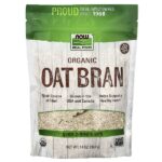 Real Food, органические овсяные отруби, 397 г (14 унций) — NOW Foods