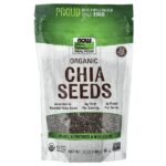 Real Food, органические семена чиа, 340 г (12 унций) — NOW Foods