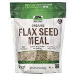 Real Food, мука из органического льна, 624 г (22 унции) — NOW Foods