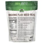 Real Food, мука из органического льна, 624 г (22 унции) — NOW Foods — изображение 2