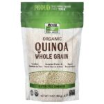 Organic Quinoa, цельное зерно, 454 г (16 унций) — NOW Foods