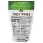 Real Food, порошок рожкового дерева, 340 г (12 унций) — NOW Foods — изображение 2