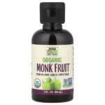Органический архат, жидкий подсластитель, 2 ж. унц. (59 мл) — NOW Foods
