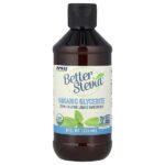 Better Stevia®, жидкий подсластитель нулевой калорийности, органический глицерит, 237 мл (8 жидк. унций) — NOW Foods