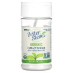 Better Stevia®, органический экстракт в порошке, 28 г (1 унция) — NOW Foods