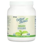 Better Stevia, Organic Extract Powder, 1 фунт (454 г) — NOW Foods
