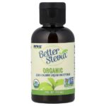 Better Stevia®, органический жидкий подсластитель с нулевой калорийностью, 59 мл (2 жидк. унции) — NOW Foods
