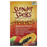 Real Food, Slender Sticks™, тропический пунш, 12 стиков по 5 г (0,18 унции) — NOW Foods